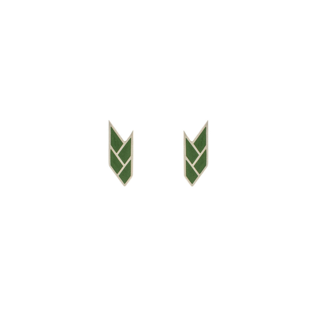 Osiris Stud Sterling Silver in Dark Papyrus