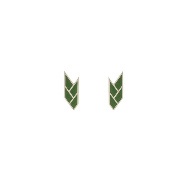 Osiris Stud Sterling Silver in Dark Papyrus