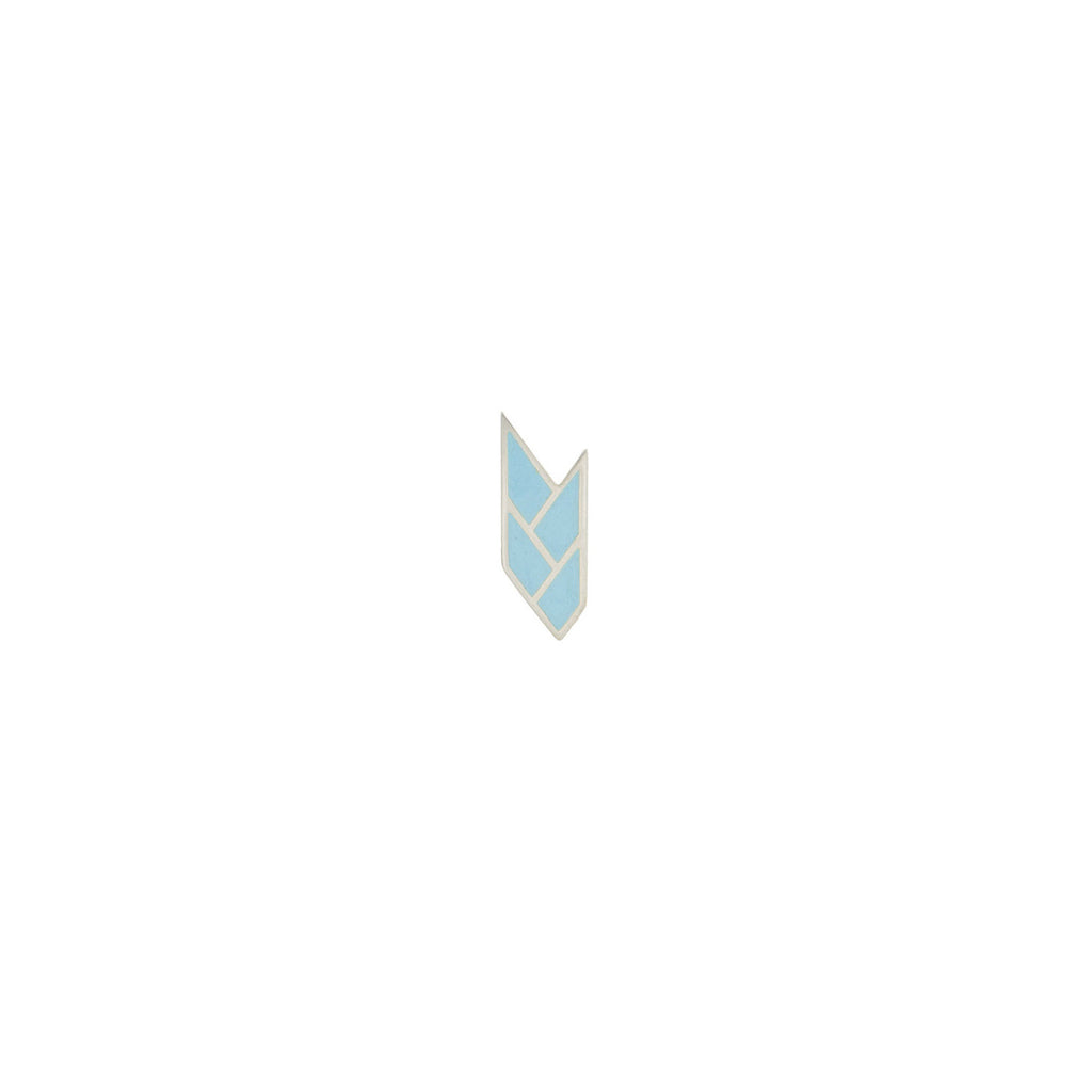 Osiris Stud Single Sterling Silver in Sky