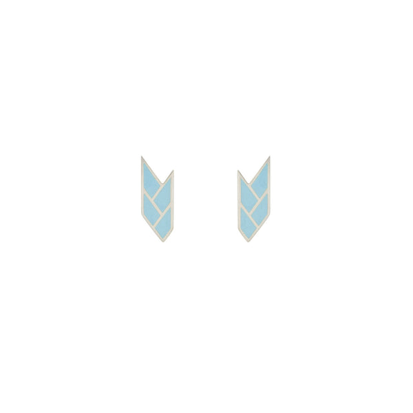 Osiris Stud Sterling Silver in Sky