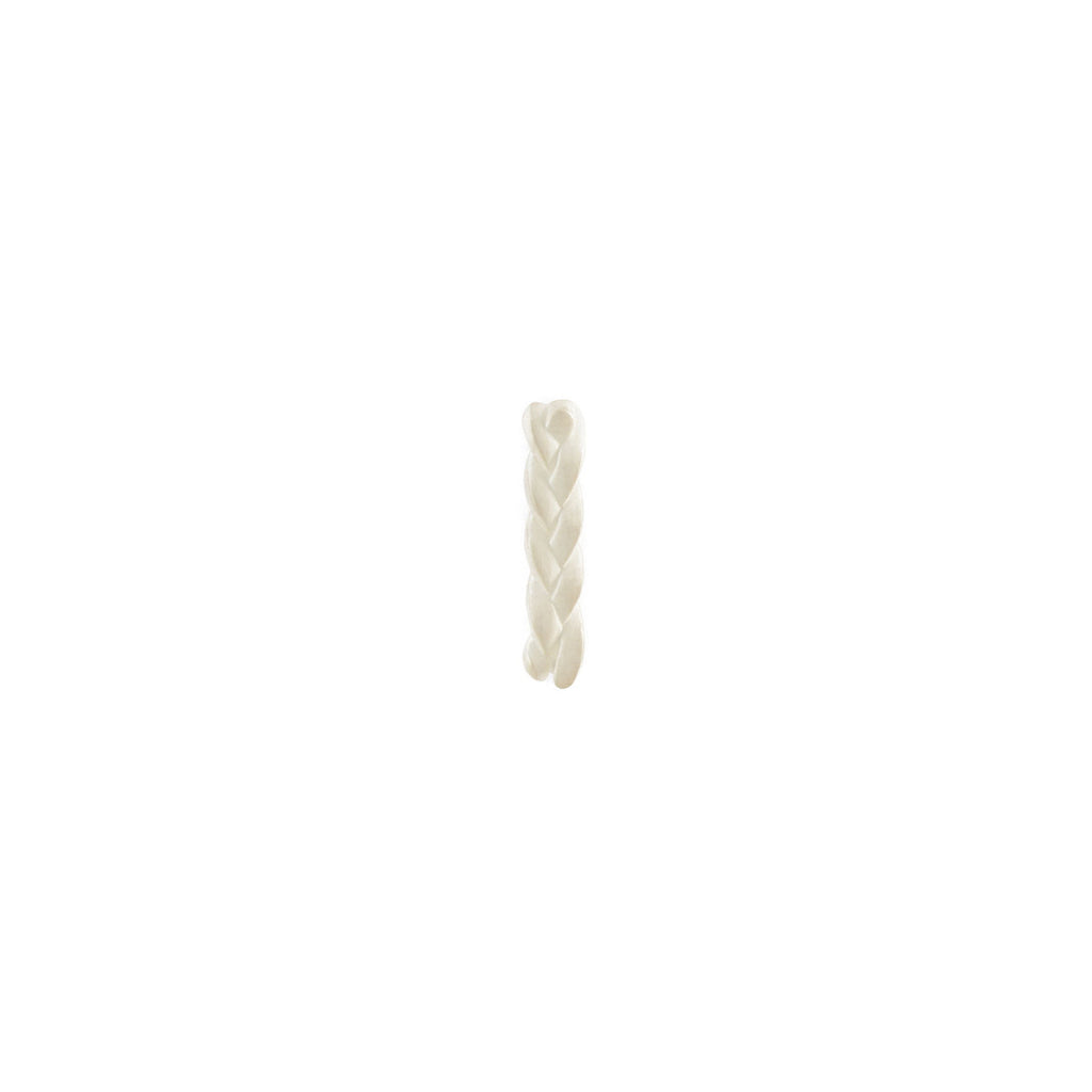 Single Nugget Stud in Sterling Silver Matte