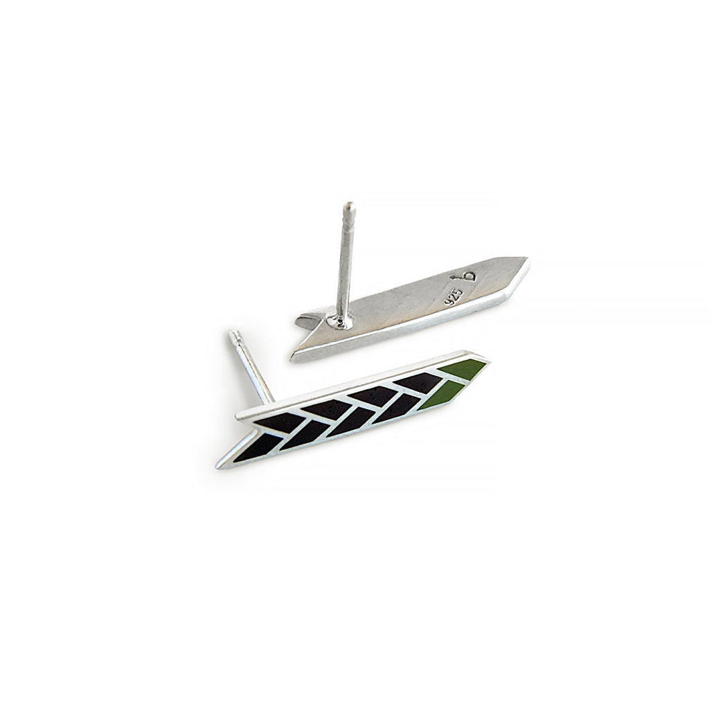 Osiris Stix Sterling Silver in Black & Papyrus Side & Back Detail