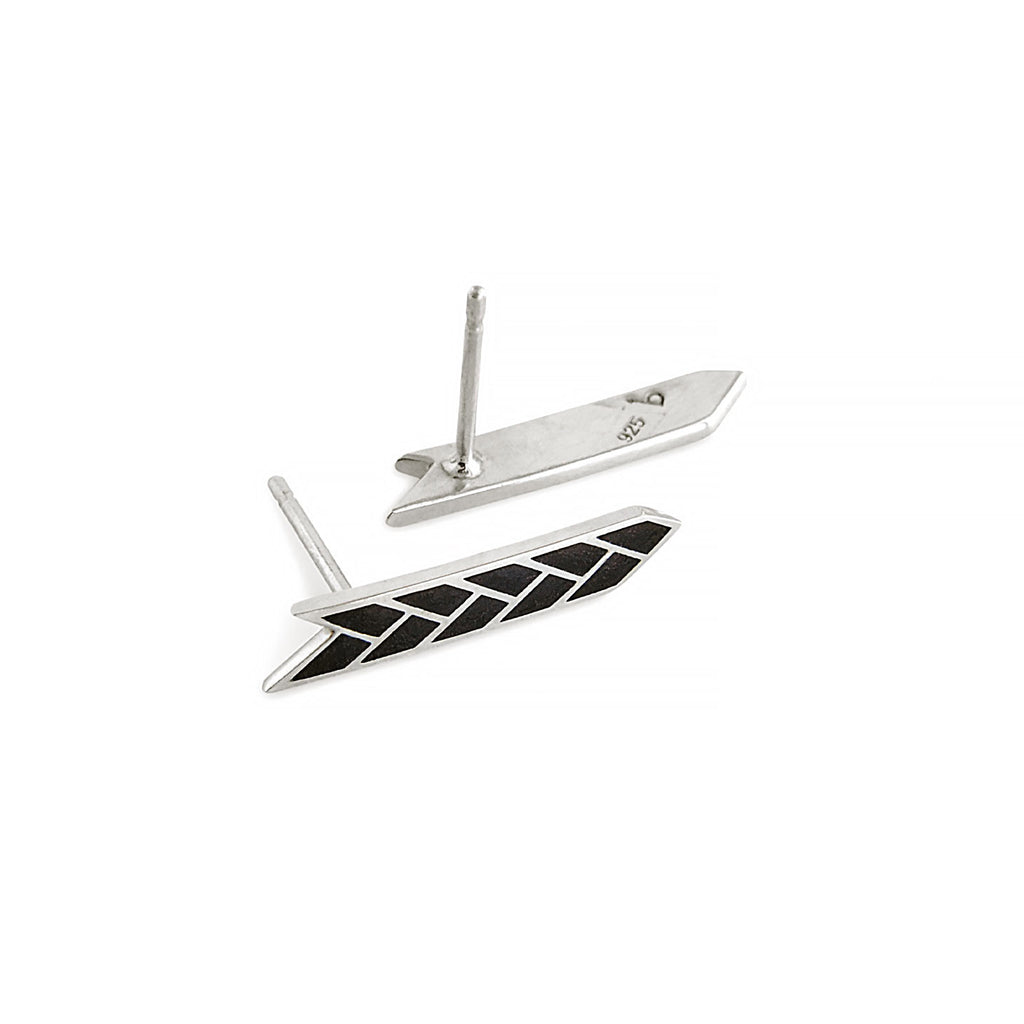 Osiris Stix Sterling Silver in Black Side & Back Detail